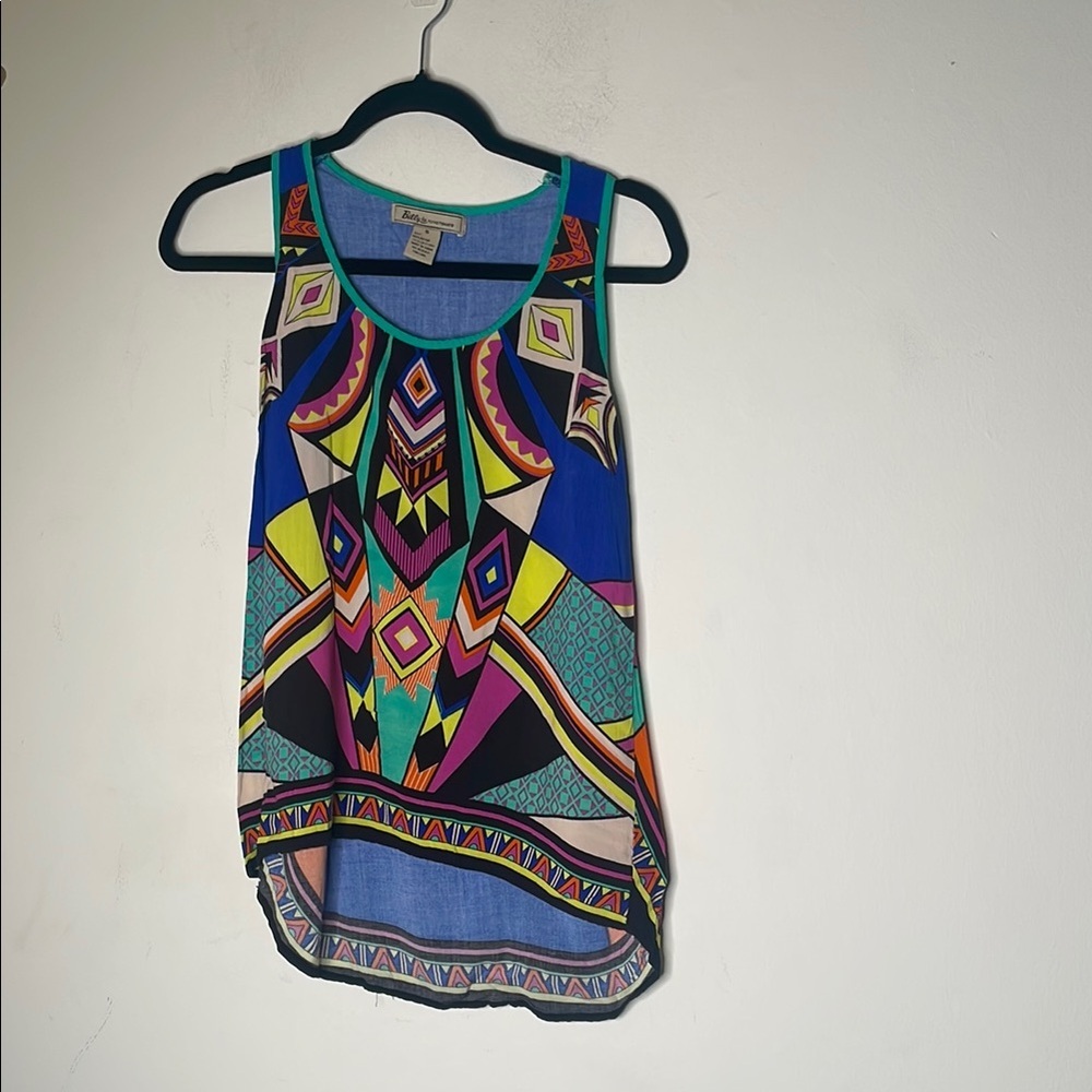Billy by flying tomato Colorful Geometric Print Women's Tank Top​